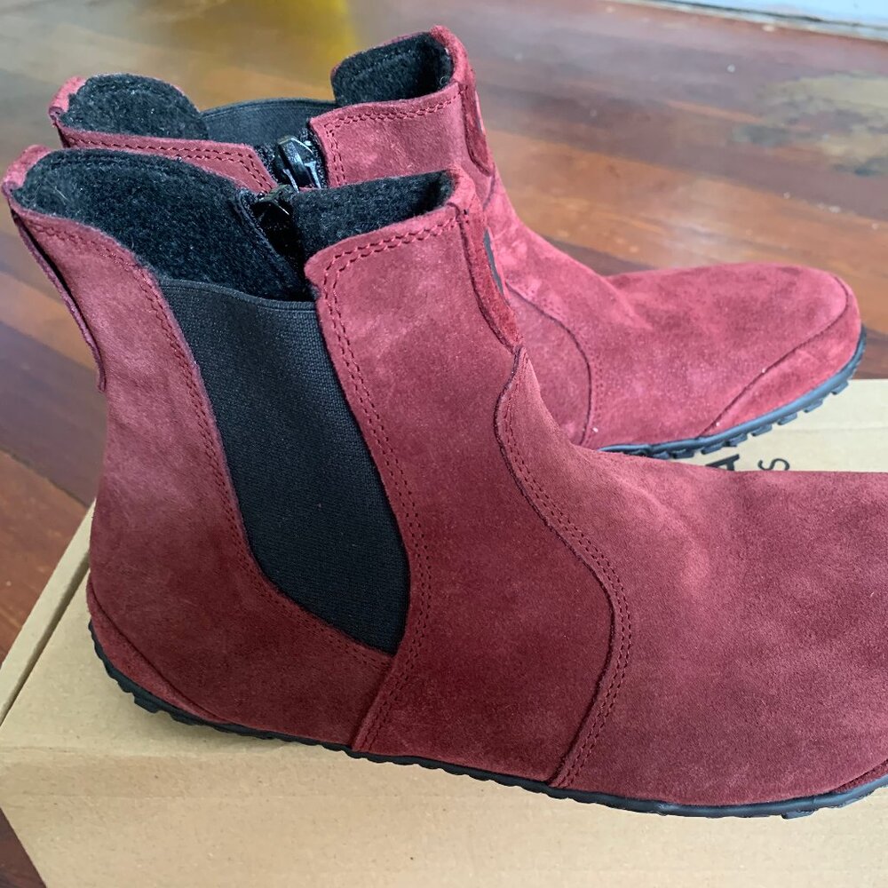 Magical Shoes Red Suede Barefoot Booties